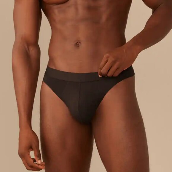 NWT MeUndies UltraModal™ Core Pouch Front Thong, M, dark brown - Picture 9 of 10